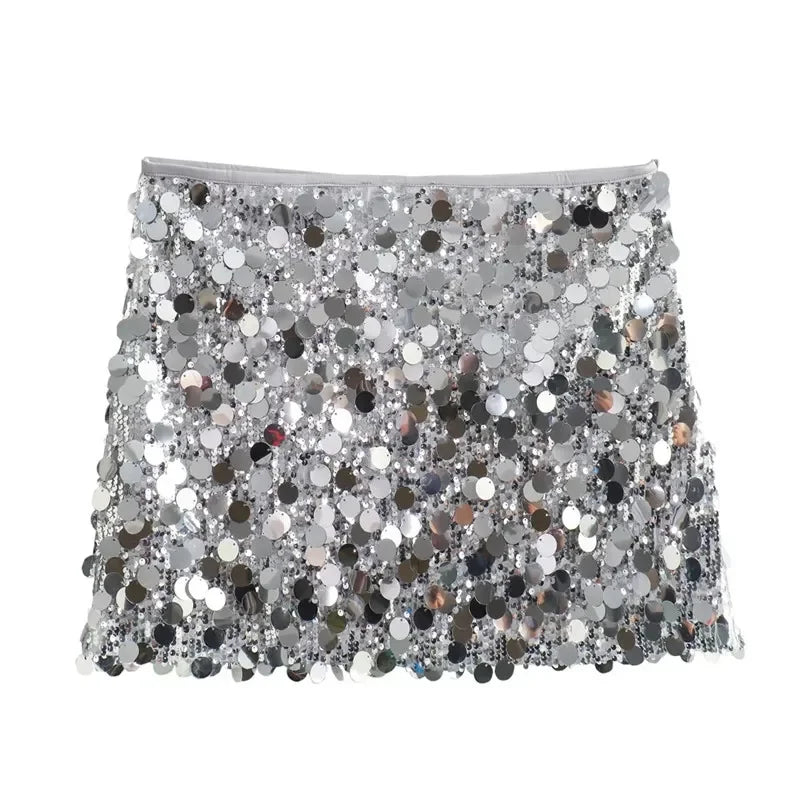Silver Shimmer Skirt